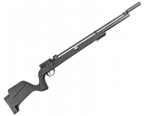 Винтовка пневматическая Borner PCP Streamline Regulator cal. 6,35 мм, 3Дж. (2 маг, черный пластик)