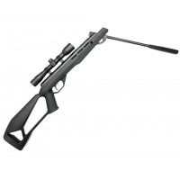 Пневматическая винтовка Crosman FIRE (переломка, пластик, NP, прицел 4*32, модератор ), кал. 4,5мм