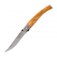 Нож филейный OPINEL №8, нержавеющая сталь, рукоять оливковое дерево Нож филейный OPINEL №8, нержавеющая сталь, рукоять оливковое дерево