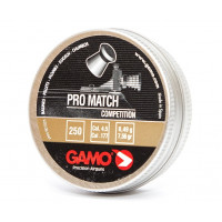 Пули Gamo Pro Match 4,5 мм, 0,49 грамм, 250 штук